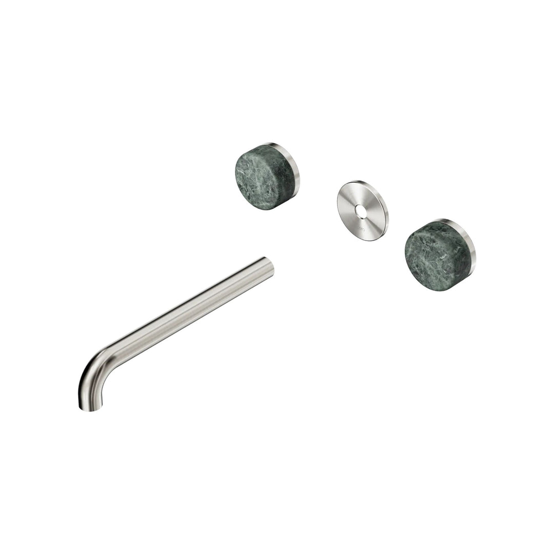 Nero Serenity Wall Basin Set Trim Kit 160/185/220mm - Verde Alpi Handle