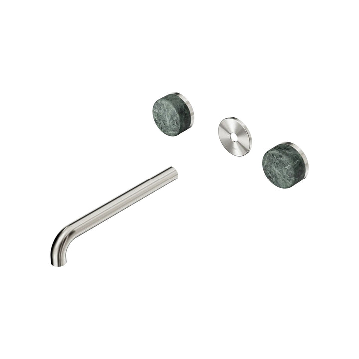 Nero Serenity Wall Basin Set Trim Kit 160/185/220mm - Verde Alpi Handle
