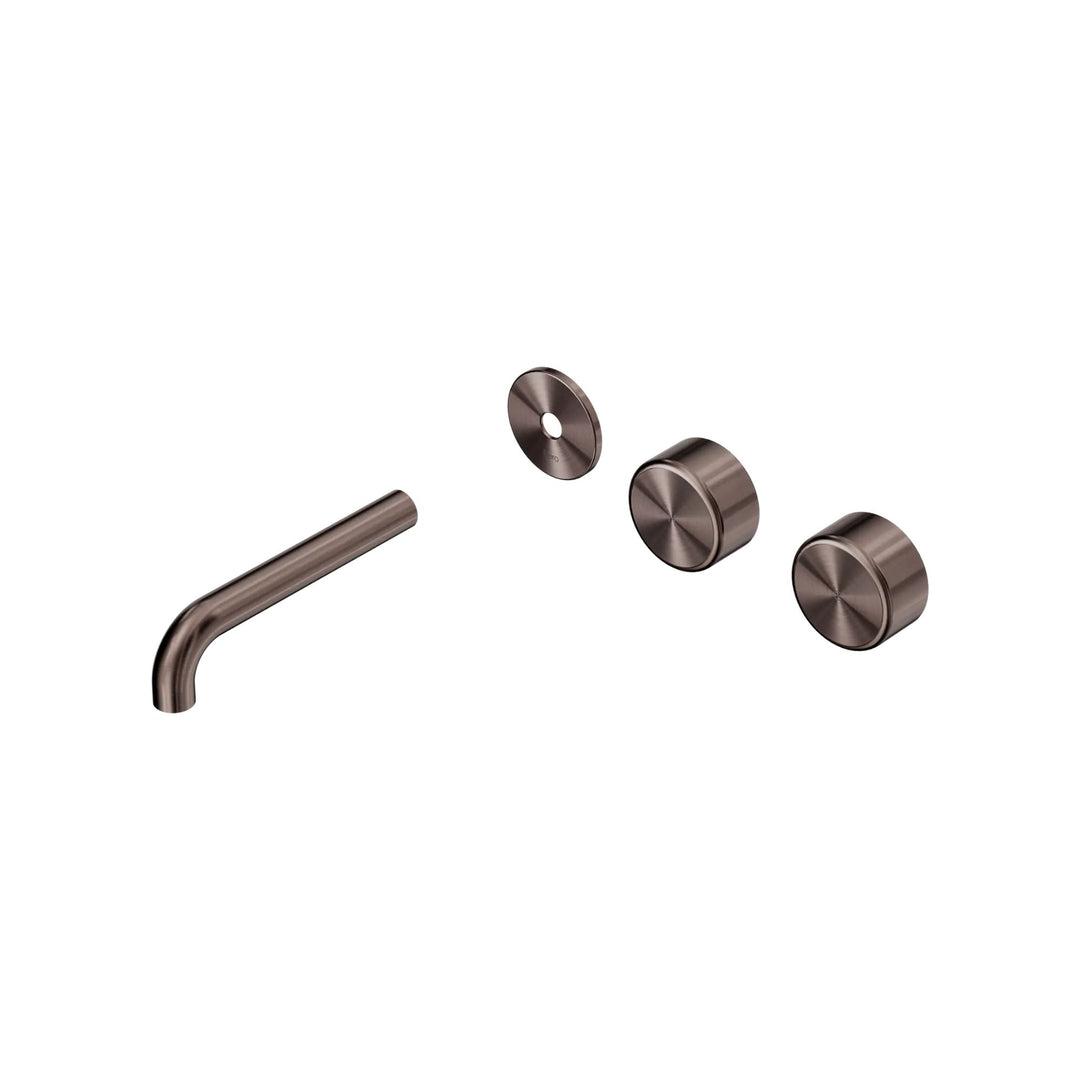 Nero Serenity Offset Wall Basin Set Trim Kit 160/185/220mm - Metal Handle