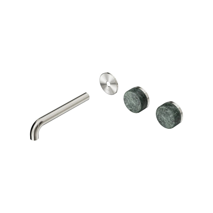 Nero Serenity Offset Wall Basin Set Trim Kit 160/185/220mm - Verde Alpi Handle