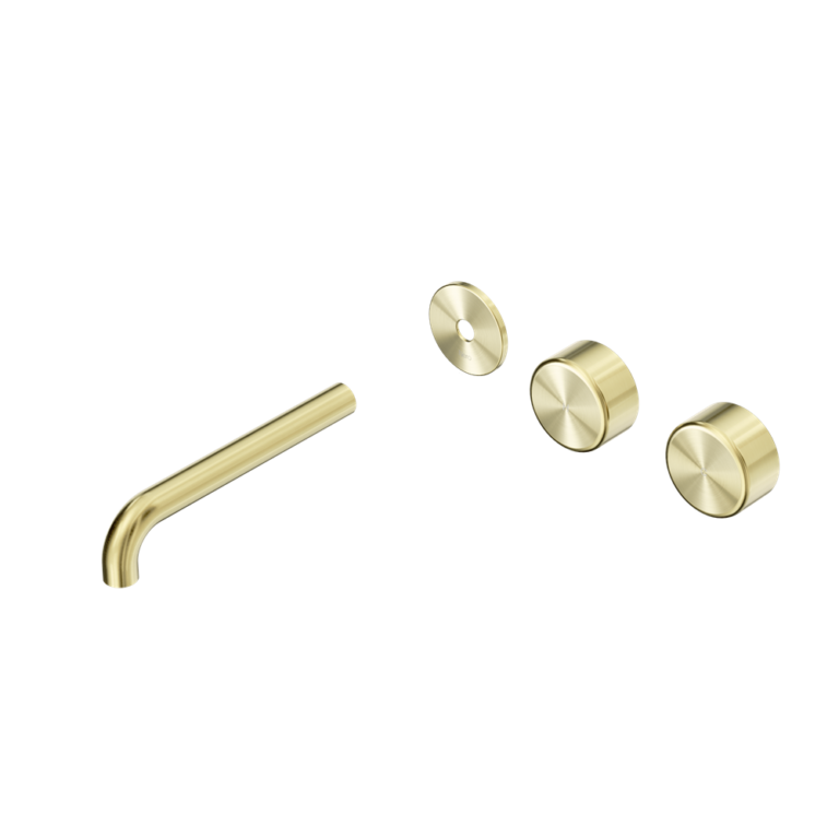 Nero Serenity Offset Wall Basin Set Trim Kit 160/185/220mm - Metal Handle - Design 10
