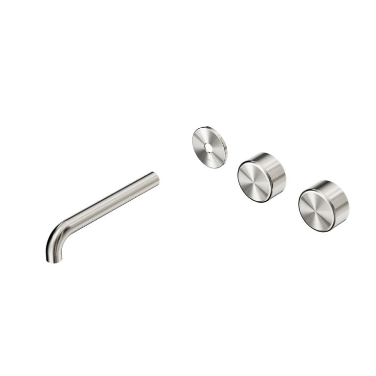 Nero Serenity Offset Wall Basin Set Trim Kit 160/185/220mm - Metal Handle - Design 10