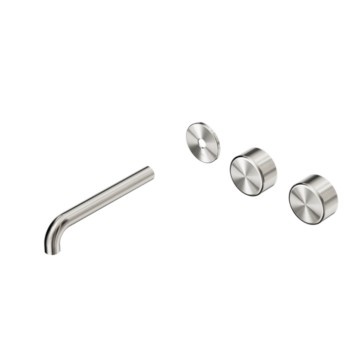 Nero Serenity Offset Wall Basin Set Trim Kit 160/185/220mm - Metal Handle - Design 10