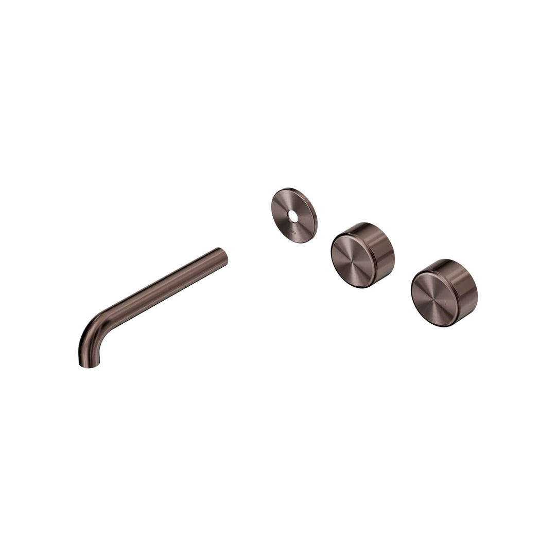 Nero Serenity Offset Wall Basin Set Trim Kit 160/185/220mm - Metal Handle