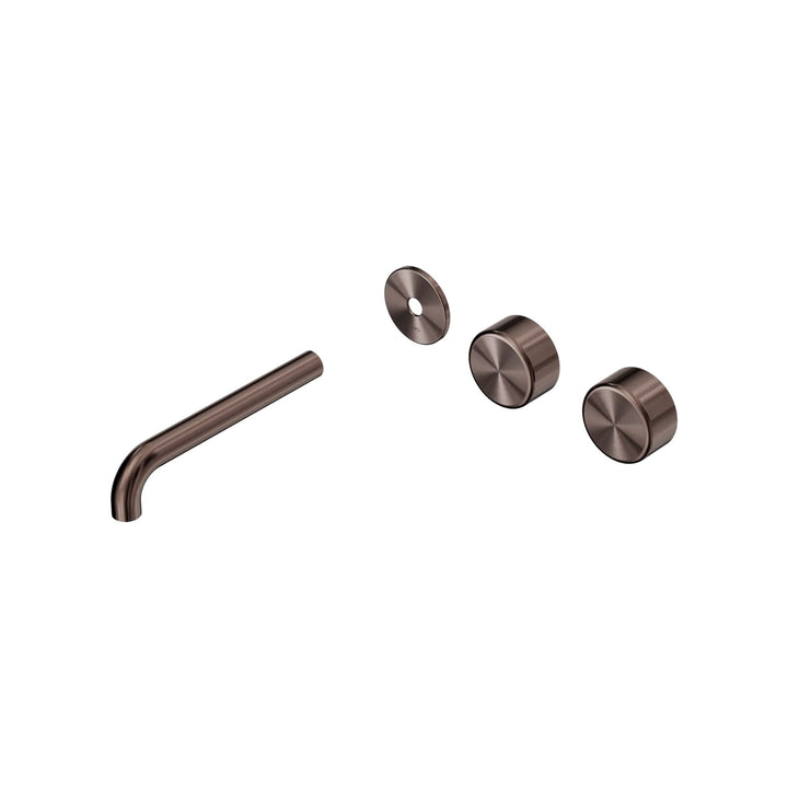Nero Serenity Offset Wall Basin Set Trim Kit 160/185/220mm - Metal Handle