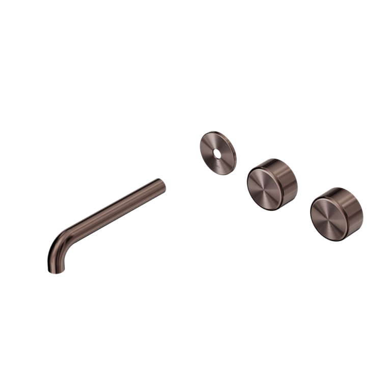Nero Serenity Offset Wall Basin Set Trim Kit 160/185/220mm - Metal Handle - Design 10