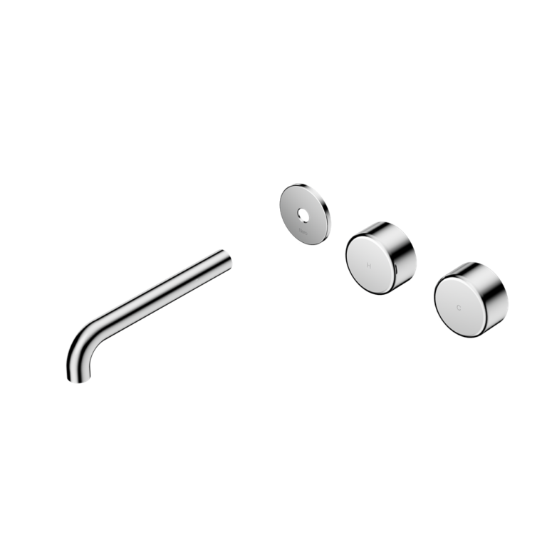 Nero Serenity Offset Wall Basin Set Trim Kit 160/185/220mm - Metal Handle - Design 10