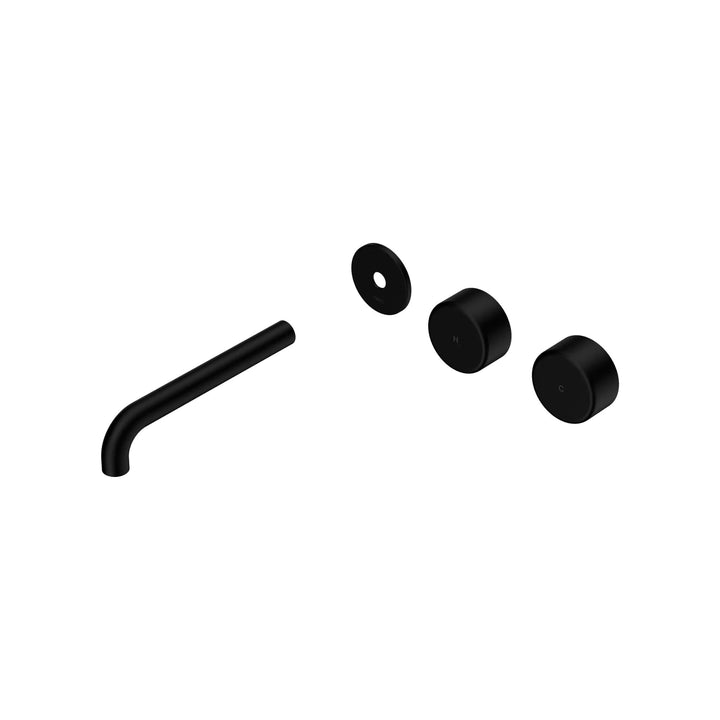 Nero Serenity Offset Wall Basin Set Trim Kit 160/185/220mm - Metal Handle