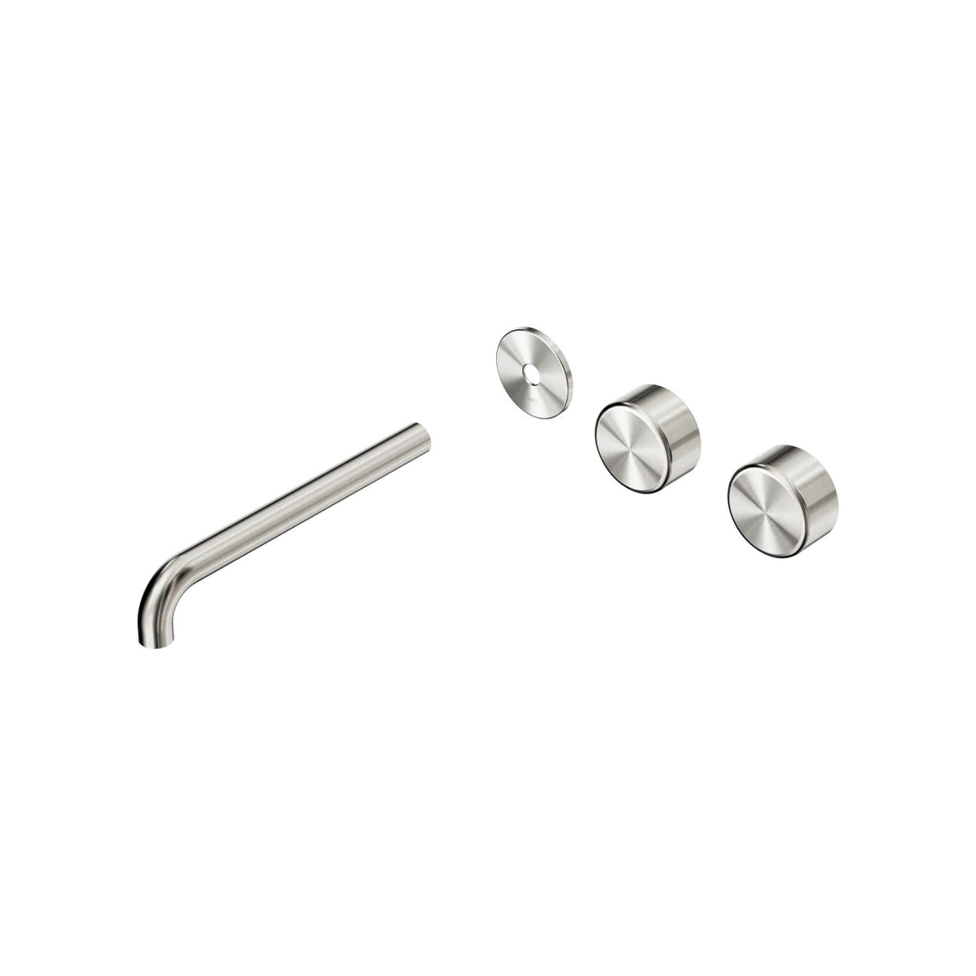 Nero Serenity Offset Wall Basin Set Trim Kit 160/185/220mm - Metal Handle