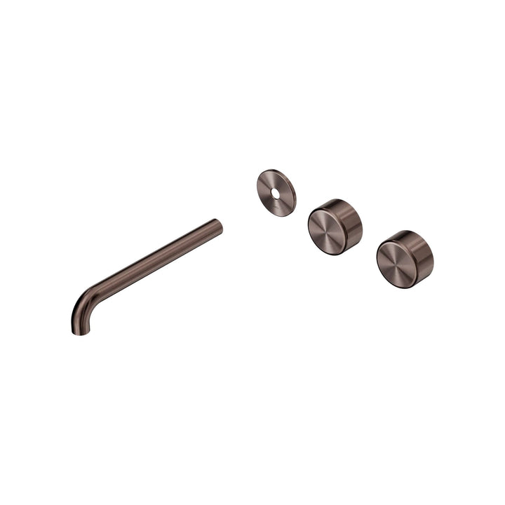 Nero Serenity Offset Wall Basin Set Trim Kit 160/185/220mm - Metal Handle