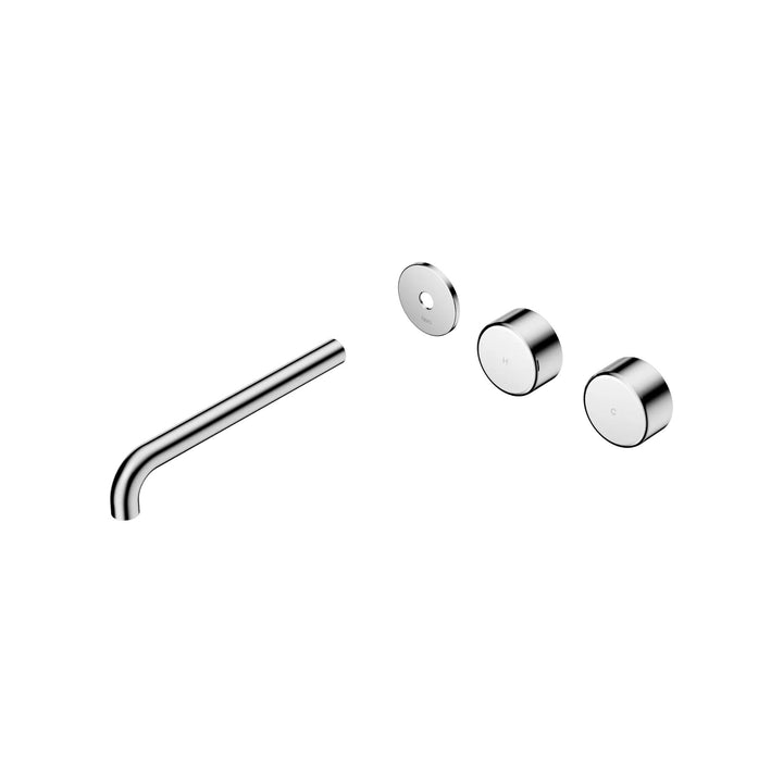 Nero Serenity Offset Wall Basin Set Trim Kit 160/185/220mm - Metal Handle