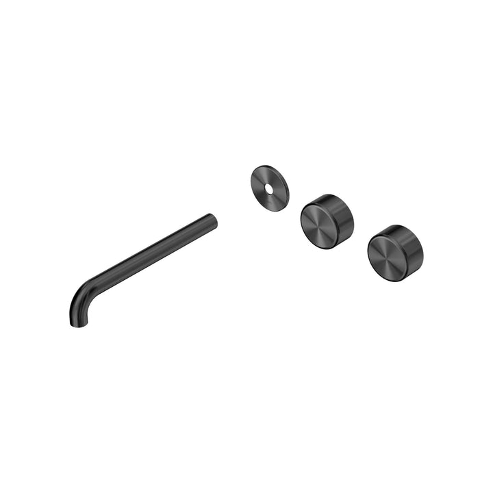 Nero Serenity Offset Wall Basin Set Trim Kit 160/185/220mm - Metal Handle