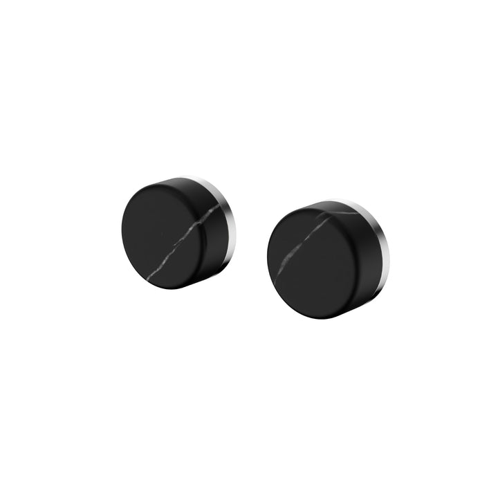Nero Serenity Wall Top Assembly - Marquina Black Handle Chrome