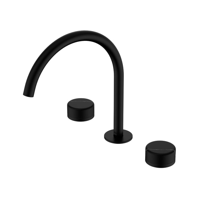 Nero Serenity Bath/Kitchen Set - Marquina Black Handle Matte Black