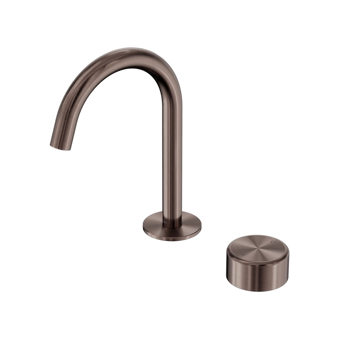 Nero Serenity Progressive Basin Mixer Arc Spout w/ Metal Handle
