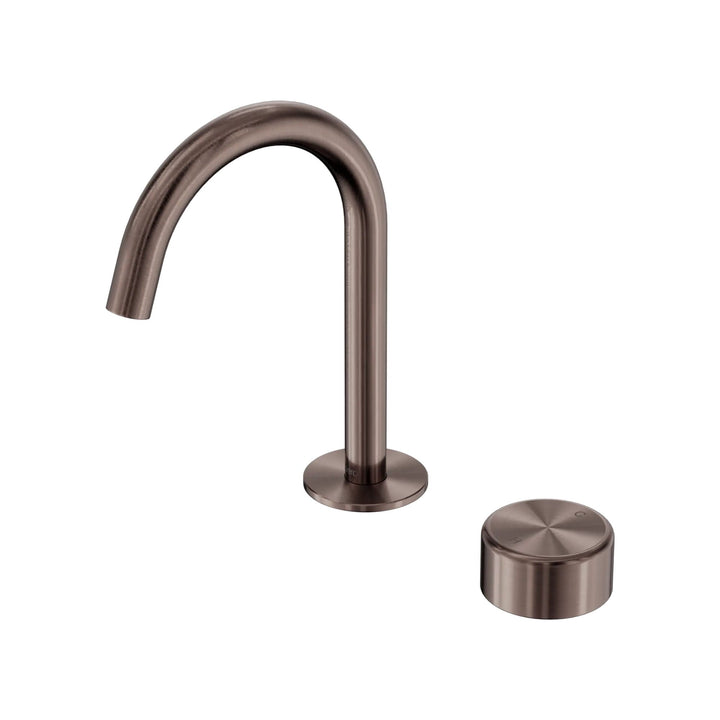 Nero Serenity Progressive Basin Mixer Arc Spout w/ Metal Handle