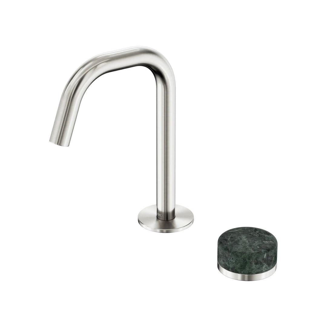 Nero Serenity Progressive Basin Mixer Edge Spout + Verde Alpi Handle
