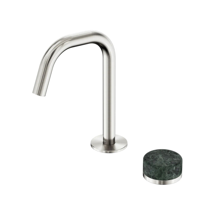 Nero Serenity Progressive Basin Mixer Edge Spout + Verde Alpi Handle