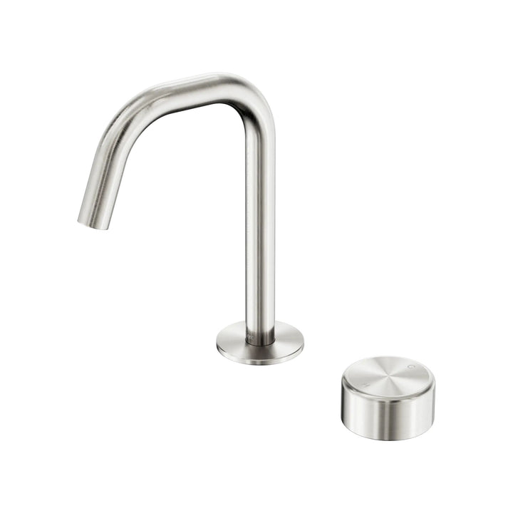 Nero Serenity Progressive Basin Mixer Edge Spout + Metal Handle