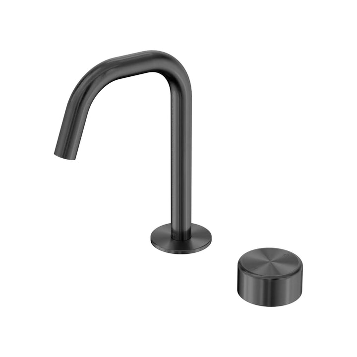 Nero Serenity Progressive Basin Mixer Edge Spout + Metal Handle