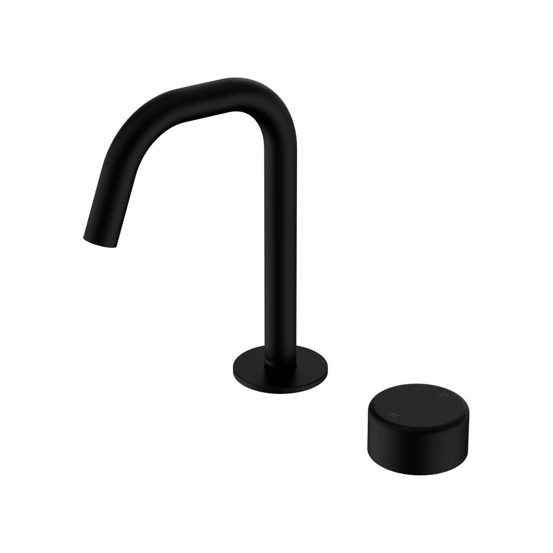 Nero Serenity Progressive Basin Mixer Edge Spout + Metal Handle