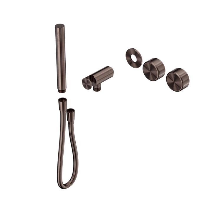 Nero Serenity Progressive Shower System Trim Kit - Metal Handle & Slim Shower - Design 10