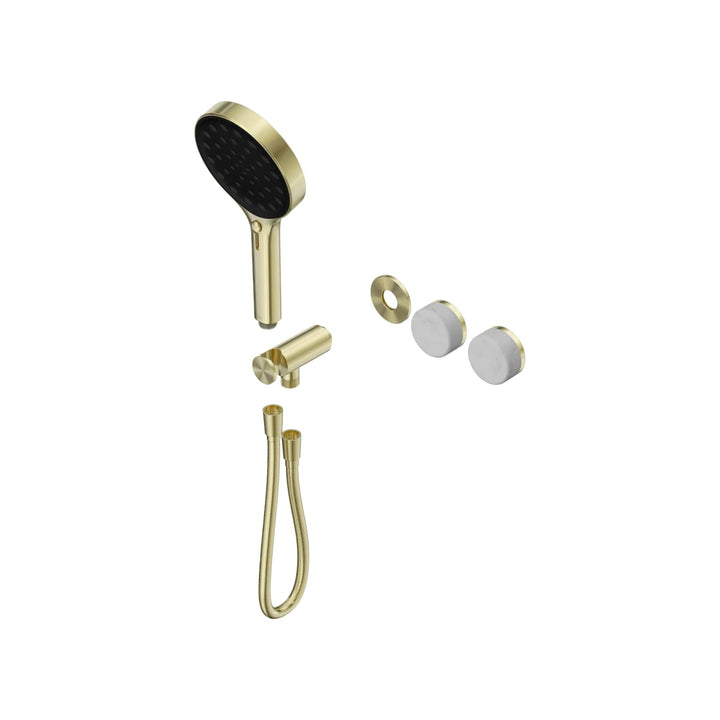 Nero Serenity Progressive Shower System Trim Kit - Carrara Handle & Hand Shower