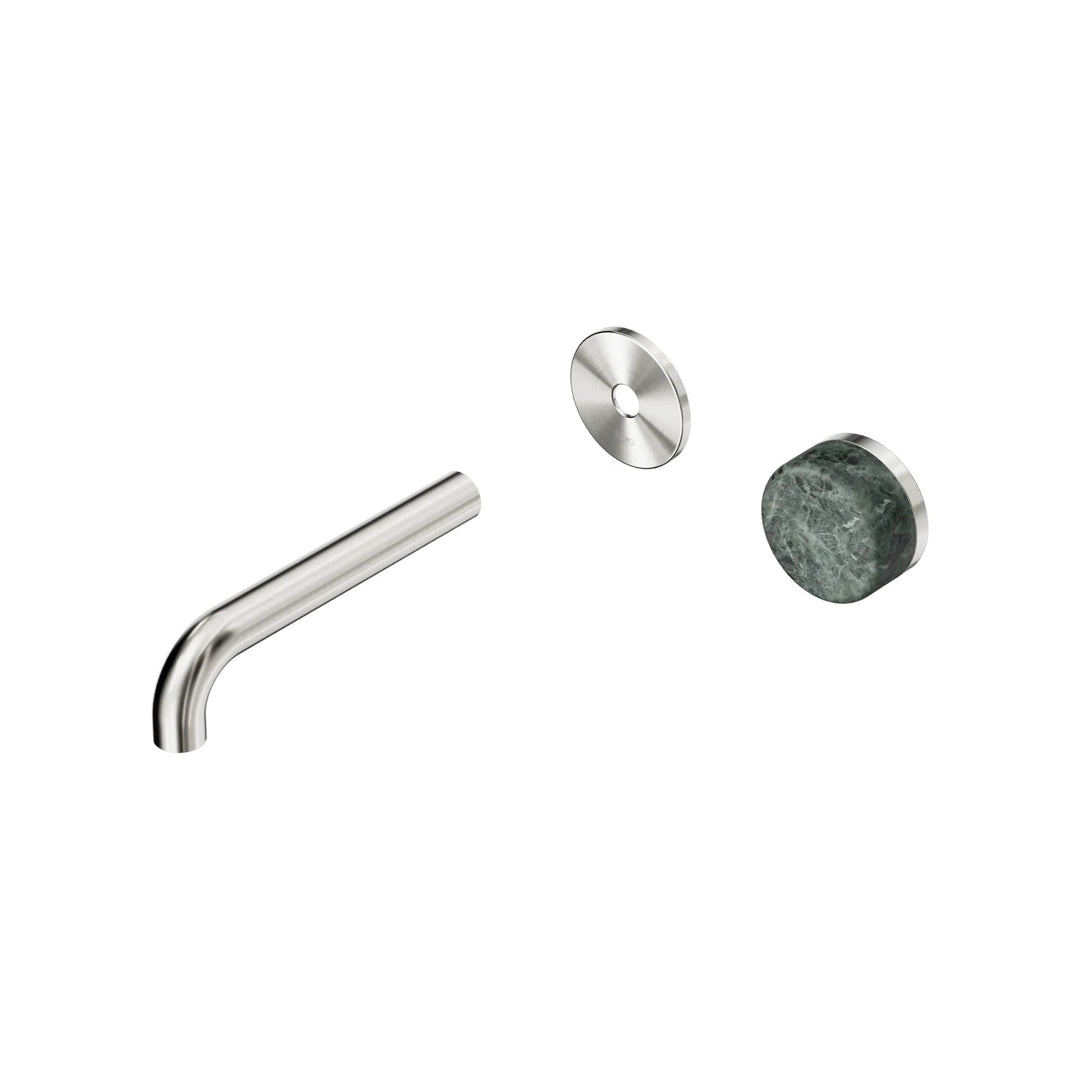 Nero Serenity Progressive Wall Basin Mixer Trim Kit 160/185/220mm - Verde Alpi Handle