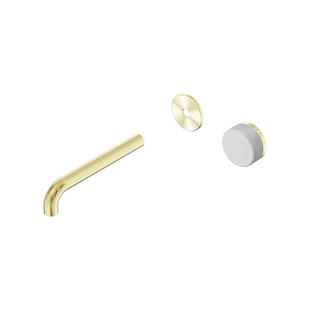 Nero Serenity Progressive Wall Basin Mixer Trim Kit 160/185/220mm - Carrara Handle