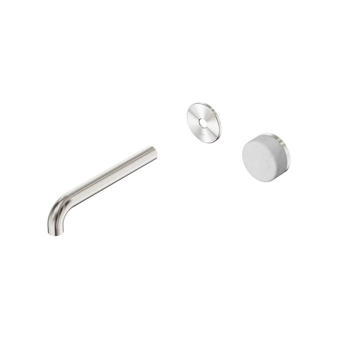 Nero Serenity Progressive Wall Basin Mixer Trim Kit 160/185/220mm - Carrara Handle