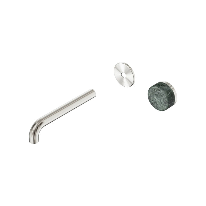 Nero Serenity Progressive Wall Basin Mixer Trim Kit 160/185/220mm - Verde Alpi Handle
