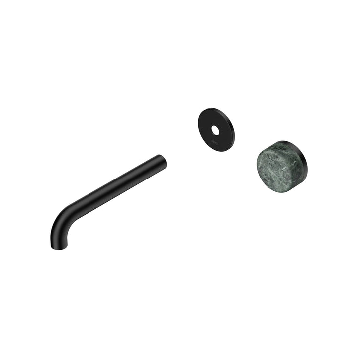 Nero Serenity Progressive Wall Basin Mixer Trim Kit 160/185/220mm - Verde Alpi Handle