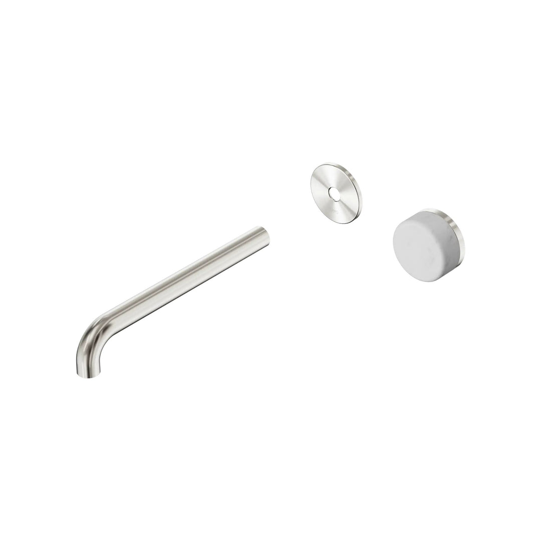 Nero Serenity Progressive Wall Basin Mixer Trim Kit 160/185/220mm - Carrara Handle