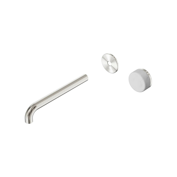 Nero Serenity Progressive Wall Basin Mixer Trim Kit 160/185/220mm - Carrara Handle