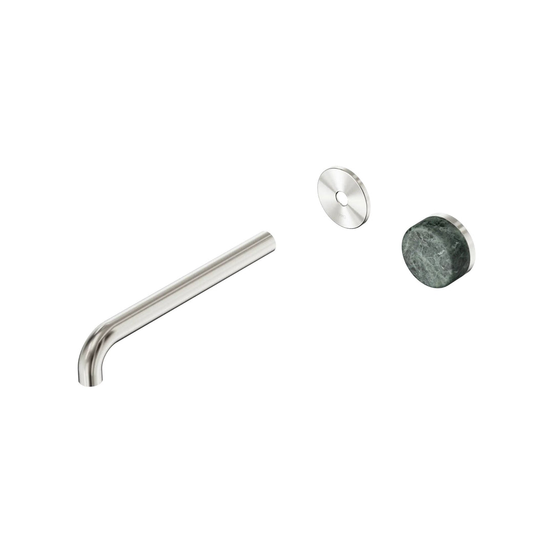Nero Serenity Progressive Wall Basin Mixer Trim Kit 160/185/220mm - Verde Alpi Handle