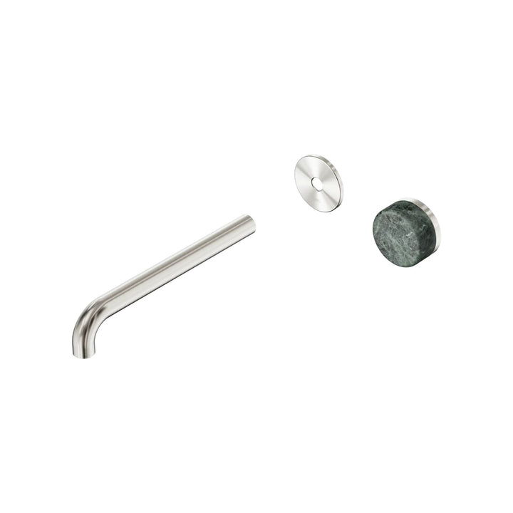 Nero Serenity Progressive Wall Basin Mixer Trim Kit 160/185/220mm - Verde Alpi Handle