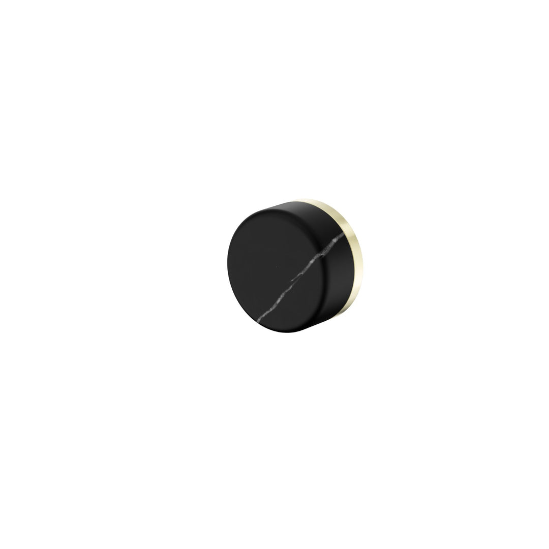 Nero Serenity Progressive Shower Mixer - Marquina Black Handle Brushed Gold
