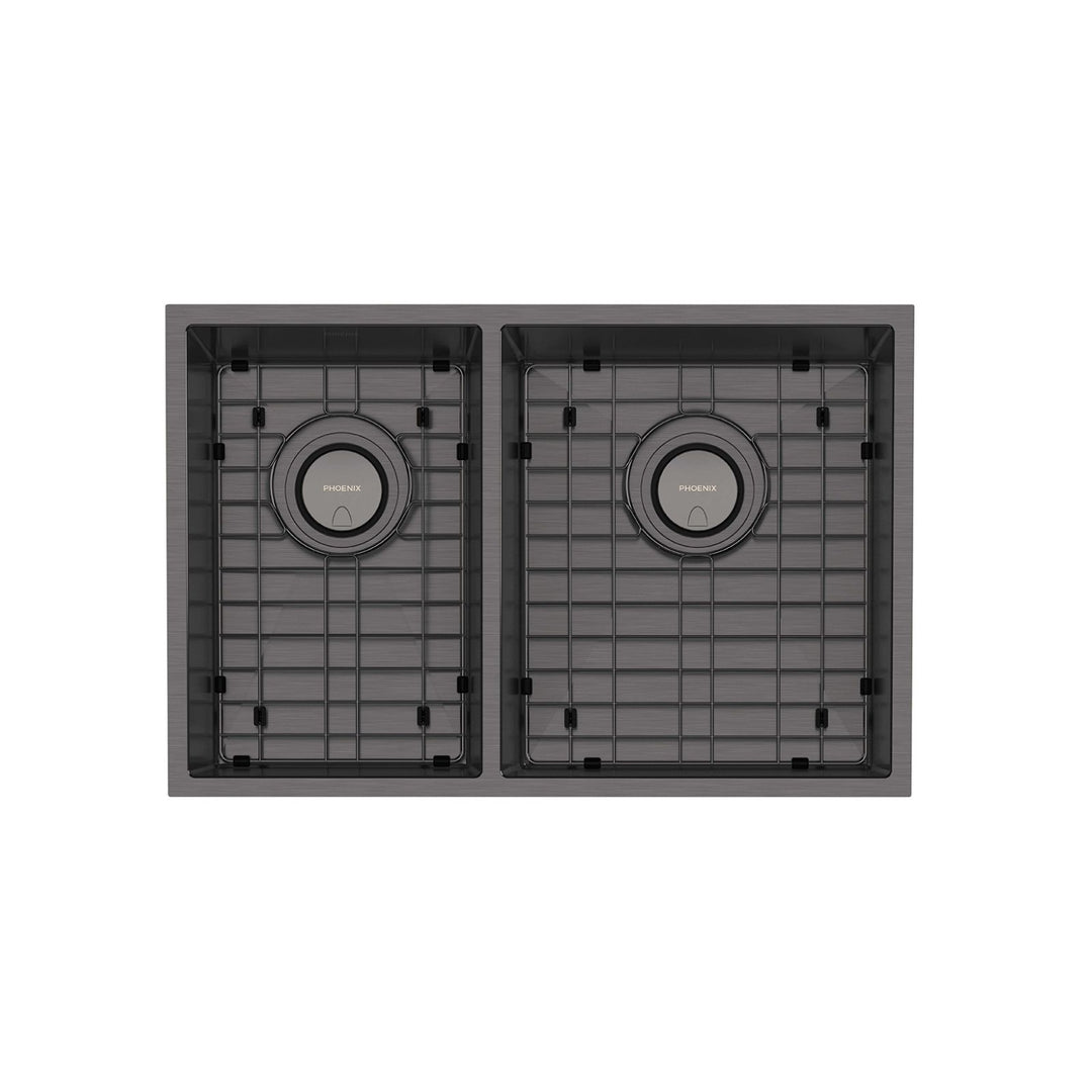 Phoenix 4000 Series 33L/25L Double Bowl Sink NTH 683 x 446mm