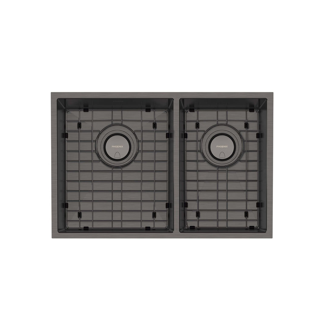 Phoenix 4000 Series 33L/25L Double Bowl Sink NTH 683 x 446mm