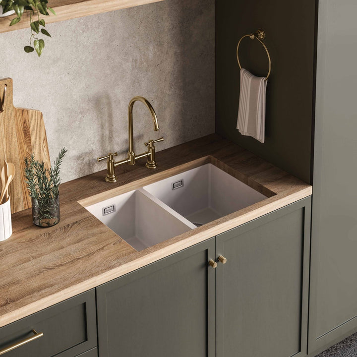 Phoenix 5000 Series 28L/21L Double Bowl Sink NTH 713 x 466mm