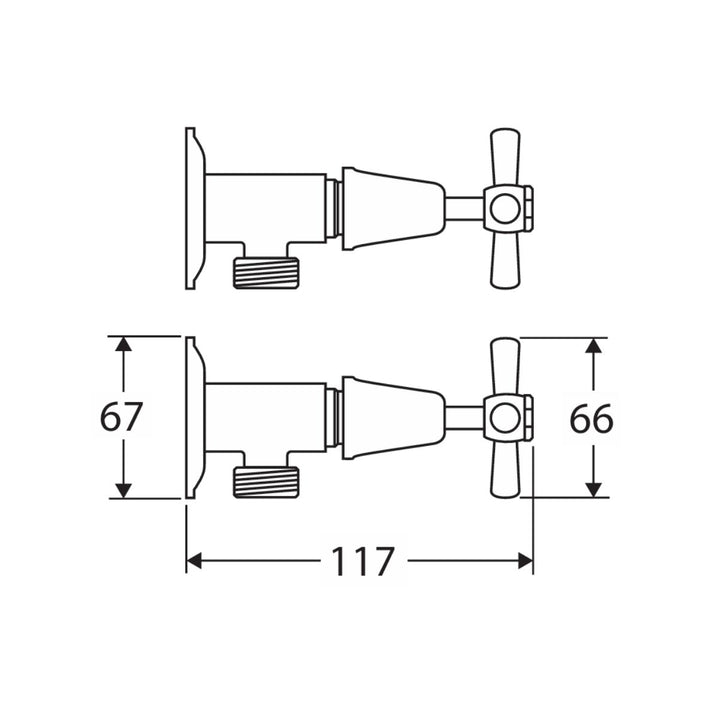 Fienza Houston Washing Machine Taps
