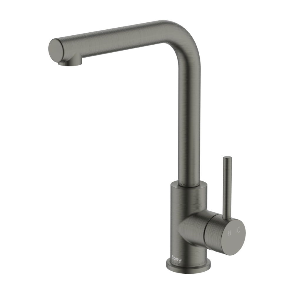 Abey Lucia Side Lever Kitchen Sink Mixer Lead Free Gunmetal