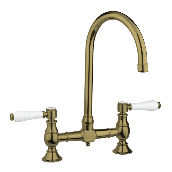 Abey Provincial Exposed Breach Kitchen Sink Mixer Lead Free Bronze