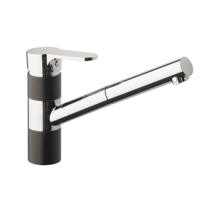 Abey ISA Pull Out Kitchen Sink Mixer Lead Free Chrome/Onyx