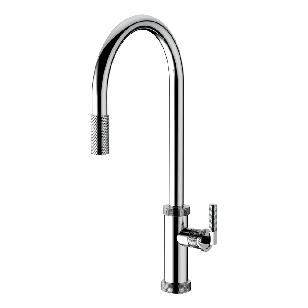 Abey Urban D Pull Out Kitchen Sink Mixer Lead Free Chrome