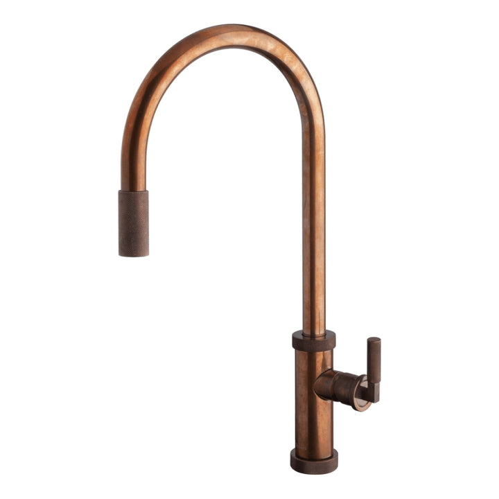 Abey Urban D Pull Out Kitchen Sink Mixer Lead Free Neutral Brass