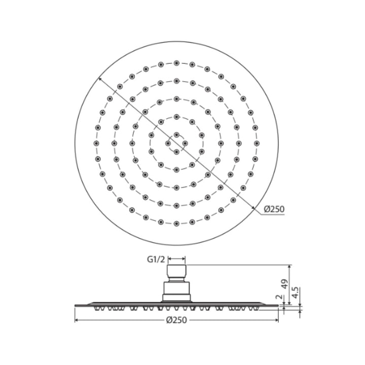 Fienza KAYA Round Shower Head
