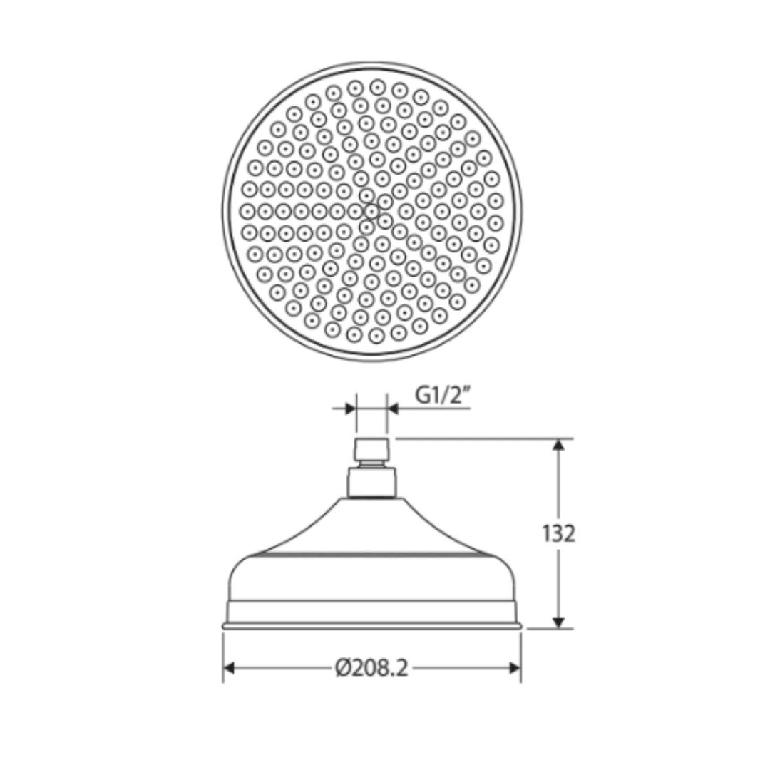 Fienza LILLIAN Rain Shower Head