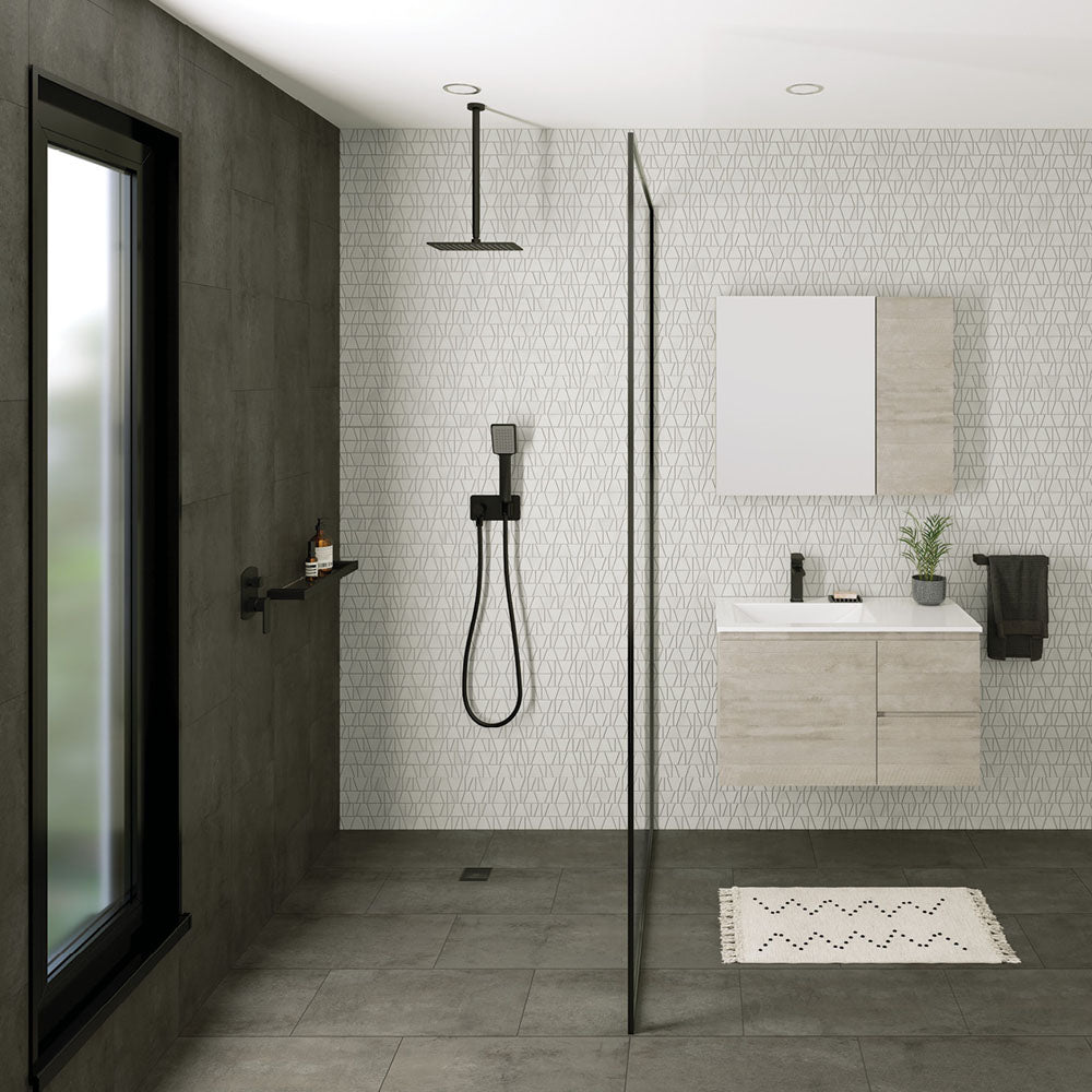 Fienza 300mm Round Ceiling Shower Dropper - Design 10