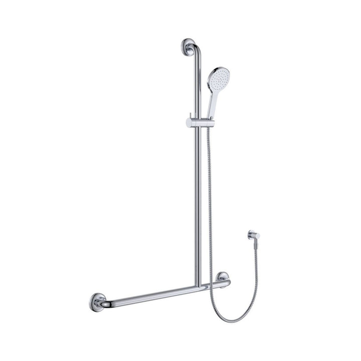Fienza Luciana Care Inverted T Rail Shower - Chrome